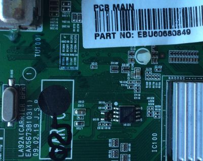 MAIN / LG EBU60680849 / EAX56738103(1) / LA92A / MODELO 42LH30-UA.AUSVLUR / PANEL LC420WUE(SB)(C1)	 - Imagen 2