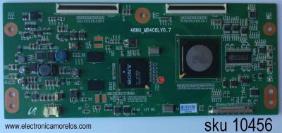 T-CON / SONY LJ94-02669H / 2669H / 46NU MB4C6LV0.7 / SUSTITUTAS LJ94-02783D / LJ94-02783E / MODELO KDL-46W5150 / KDL-46W5100 / KDL-46VL150 / PANEL LTY460HF04-003LJ94-02669H - SONY