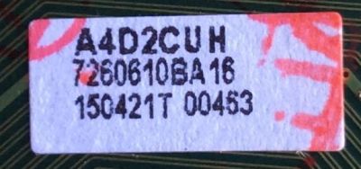 MAIN / MAGNAVOX A4D2CMMA-003 / A4D2CUH / BA37U0G0401 4 / BA37U0G0401 5 / MODELO 40MV324X/F7 DS1 / PANEL U4A20XH	 - Imagen 2