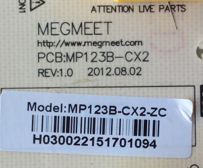 FUENTE DE PODER / RCA MP123B-CX2-ZC / MP123B-CX2 / MODELO J32HE840-W01 / PANEL LSC320AN08-W	 - Imagen 2