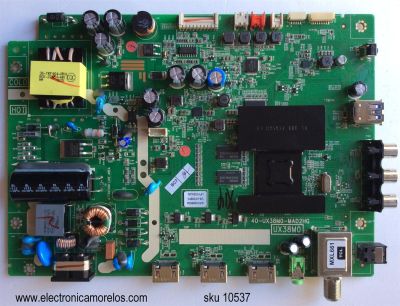 FUENTE / MAIN / (COMBO) / TCL V8-UX38001-LF1V024 / GTC000093A / 40-UX38M0-MAD2HG / MODELO 32S3750TLAA	