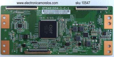 T-CON / TCL 4T-TCN550-CS15 / 3429110036 / 34291100360811 / ST5461D04-1-C-1 / MODELOS 55US5800TAAA / 55US5800TCAA / 55US5800TDAA / 55UP120 55UP120TBAA / 55US5800TAAA /TDAA /TCAA / 55US57TGAA / PANEL LVU550CS0T E1 V1 / LVU550ND1L CD9W00