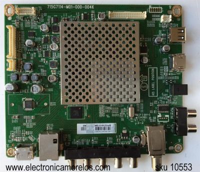 MAIN / VIZIO 756TXECB02K0740 / XECB02K0740 / 715G7114-M01-000-004K / CBPFE7AKX13 / MODELO E32H-C1 LTTDSJBR / PANEL TPT315B5-0TU3A.Q REV:SPNB	