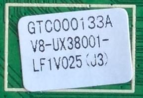MAIN / FUENTE (COMBO) TCL V8-UX38001-LF1V025 / GTC000133A / 40-UX38M0-MAD2HG / MODELO 32S3750TLAA / PANEL LVW320CS0T E217 - Imagen 2