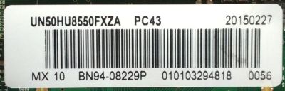 MAIN / SAMSUNG BN94-08229P / BN97-08855N / BN41-02257B / MODELO UN50HU8550FXZA QH03 / PANEL CY-KH050FSNV2H	 - Imagen 2