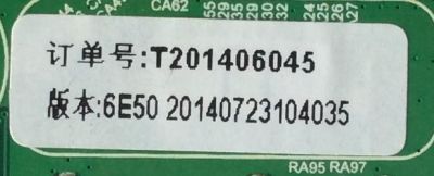 MAIN / FUENTE / (COMBO) / VIOS T201406045 / M3393L09.S068 / AY1431A095499 / 3BD00101 / MODELO VLEDTV3914 / PANEL CN40TU701 / V400HJ6-PE1	 - Imagen 2