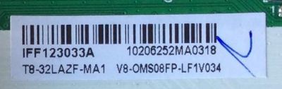MAIN / FUENTE / (COMBO) / TCL IFF123033A / T8-32LAZF-MA1 / V8-OMS08FP-LF1V034 / V8-0MS08FP-LF1V034 / 40-MS08FP-MAC2HG	 - Imagen 2