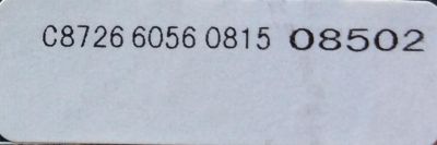 TARJETA INTERFACE / VIOS CNC8726MX / 08502 / CNC8726MX_M1_V2.0  / C8726 6056 0815 / MODELO V42UHD / PANEL V42UHD	 - Imagen 2