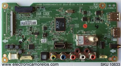 MAIN / LG EBU62587915 / EAX65614404(1.0) / MODELO 42LB5600-UZ / PANEL LC420DUE(FG)(A3)	