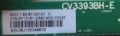 MAIN / INSIGNIA 890-M00-03N25 / CV3393BH-E / SY13161-2 / 36J102 / 1.80.67.00101 C / PANEL T320B6-P01-DY6(VER.E2) / MODELO NS-32D20SNA14 - Imagen 2