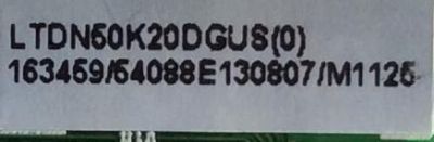 MAIN / HISENSE 163460 / 163459 / RSAG7.820.5254/ROH / MODELO 50K20DG / 55K20DG /  PANEL HD500DF-B57\S0	 - Imagen 4