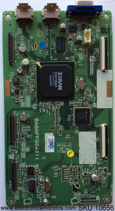 MAIN DIGITAL / SYLVANIA A8AGBUZ / BA8AFFG04011 / MODELO LC370SS9M	