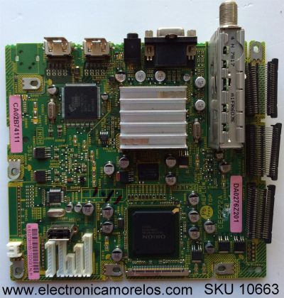 MAIN / SHARP CA02B74111 / CEF272A / DA0276Z201 / DA05775111 / PANEL LK315T3LZ5CZ / MODELO LC-32SH12U / LC-32AV22U / LC-32DV22U