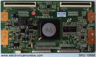 T-CON / TOSHIBA LJ94-02573N / 2573N / F12FA7M4C4LV0.6 / MODELO 40G300U1 / PANEL LTA400HF02 004	