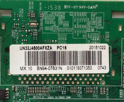 MAIN PARA TV SAMSUNG / NUMERO DE PARTE BN94-07831N / BN97-09557D / BN41-02360B / BN9407831N / PANEL JJ032AGE-E1 / MODELOS UN32J4500 / UN32J4500AFXZC / UN32J4500AFXZA FS04 / UN32J4500AFXZA ES02 / UN32J5205AFXZA LS03 - Imagen 2