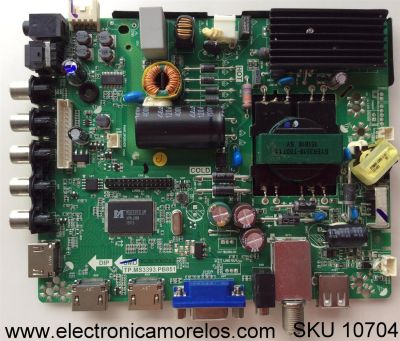 MAIN / FUENTE / (COMBO) SEIKI H15041035 / 34013810 H15041035 / TP.MS3393.PB851 / MODELO SE42FK / PANEL T430HVN01.0	