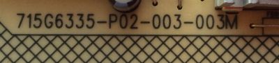 FUENTE DE PODER / SHARP PLTVFY721XX01 / 715G6335-P02-003-003M / MODELO LC-50LB371U / PANEL TPT500J1-HVN08.A REV:S800B	 - Imagen 2