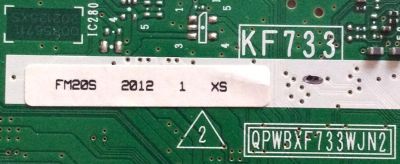 MAIN / SHARP ELITE DKEYMF733FM20S / DKEYMF733FM20 / KF733FM20S / KF733 / FM20S / QPWBXF733WJN2 / MODELO PRO-70X5FD / PANEL LK695D3GW10Z	 - Imagen 2