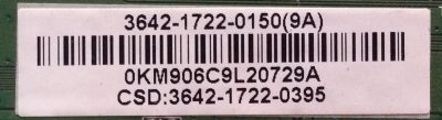 MAIN / VIZIO 3642-1722-0150 / 0171-2272-4309 / 3642-1722-0395 / 0KM906C9L20729A / MODELO M420SL LAQKMAAN / PANEL LC420EUA(AE)(M1)	 - Imagen 2