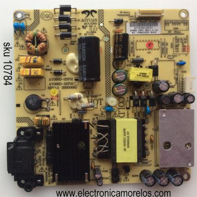 FUENTE DE PODER / INSIGNIA 81-PBE040-A20 / AY088D-2SF01 / 3BS00662 / AY1537A02 / PANEL LVF400SSDX E8 V3 / MODELO NS-40DR420NA16