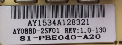 FUENTE DE PODER / INSIGNIA 81-PBE040-A20 / AY088D-2SF01 / 3BS00662 / AY1537A02 / PANEL LVF400SSDX E8 V3 / MODELO NS-40DR420NA16 - Imagen 2