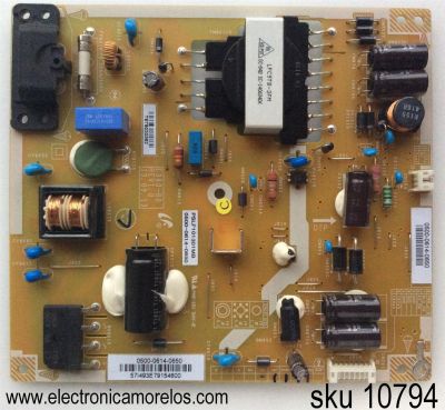 FUENTE DE PODER / VIZIO 0500-0614-0650 / PSLF101301MB / 050006140650 / 0500-0614-0650R / PARTE SUSTITUTA 0500-0605-0650 / PANEL T390XVN01.0 / MODELOS D390-B0 LAUARRAQ / D390-B0 LATARRAQ 
