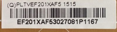 FUENTE DE PODER / VIZIO PLTVEF201XAF5 / 715G6550-P03-000-002H / 715G6550-P01-000-002H / EF201XAF5 / PLTVEF201XAF5 1515 / PANEL TPT275B5-A014 REV:S11E / MODELOS E280I-B1 LTT3PRGQ / E28H-C1 LTT3THAR / E28H-C1 LTT3THBR / E28H-C1 LTT3THBS - Imagen 2