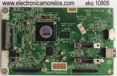 MAIN / EMERSON A01PFMMA-001 / A01PPUH / BA01P2G04011 / A01PFUH / BA01P2G04012 / MODELO LC407EM1 DS3 / PANEL LTA400HM01-002	