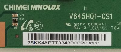 T-CON / RCA 2SKK4APTT / V645HQ1-CS1 / MODELO 65"	 - Imagen 2