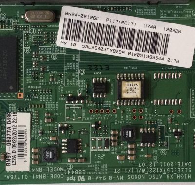 MAIN / SAMSUNG BN94-06126C / BN97-06977A / BN41-01778A / MODELO UN55ES6003FXZA TS01 / PANEL LTJ550HJ14-V	 - Imagen 2