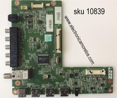 MAIN / TOSHIBA 461C8A21L12 / 431C8A21L12 / 461C8A21L12 REV:1B / SBA49T / VTV-L49627 REV:1A / MODELO 43L310U / PANEL K430WDR	