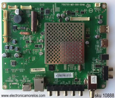 MAIN / VIZIO XECB02K071 / XECB02K071030X / 715G7151-M01-000-004M  / 715G7151-M01-001-004T/ CBPFE7AKA33 /  MODELOS   E32-C1 LTF7SJAR /  E32-C1 LTT7SJAR / E32-C1 LTTDSJCR / PANEL TPT315B5-EUJFFE REV:S1G	