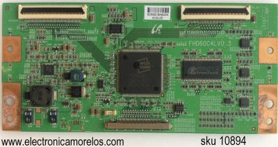 T-CON / SAMSUNG LJ94-02582C / 2582C / FHD60C4LV0.3 / MODELO LN52A530P1FXZA / PANEL LTF520HB01	