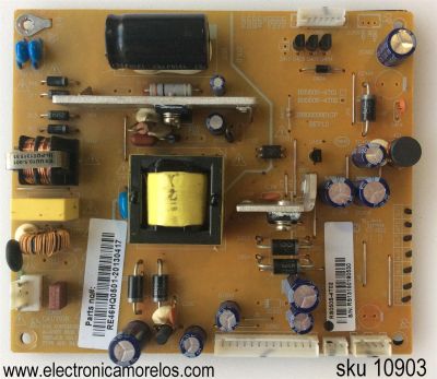 FUENTE DE PODER / RCA RE46HQ0501 / RS050S-4T02 / 3BS0003901GP / REV1.0 / MODELO LED32C45RQD	