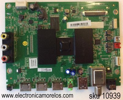 MAIN / TCL V8-UX38001-LF1V025(C4) / GTC000224A / 40-UX38NA-MAG2HG / MODELO 55FS3750 / PANEL LVF550CS0TE12