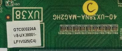 MAIN / TCL V8-UX38001-LF1V025(C4) / GTC000224A / 40-UX38NA-MAG2HG / MODELO 55FS3750 / PANEL LVF550CS0TE12 - Imagen 2