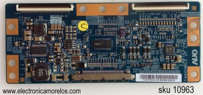 T-CON / QUANTUM VIEW 55.37T05.C91 / 5537T05C91 / 46T03-C0K / T460HW03 VF / MODELO QTC37A5F / PANEL T370HW03 V.Q	