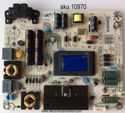FUENTE DE PODER PARA TV HISENSE / NUMERO DE PARTE 170608 / RSAG7.820.5536/ROH / HLL-2642WN / PANEL HD400DF-E37(010)\S4.B2\GM\ROH / MODELOS 40K20DW / 40K200 / 40H5 / 40H4C
