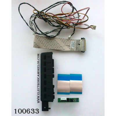 KIT DE CABLES PARA TV / VIZIO 3650-0012-0156 / 0171-1771-2665 / 3632-0193-0189 / 0460-2830-0981 / MODELO E320-A0 LAEKNLEP	