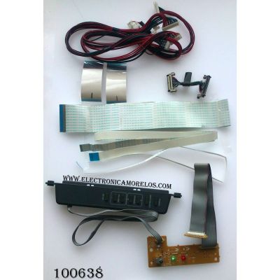 KIT DE CABLES PARA TV / SYLVANIA BA81H0F01012 -3 / BA81H0F01012 -2 / MODELO LC420SS8	