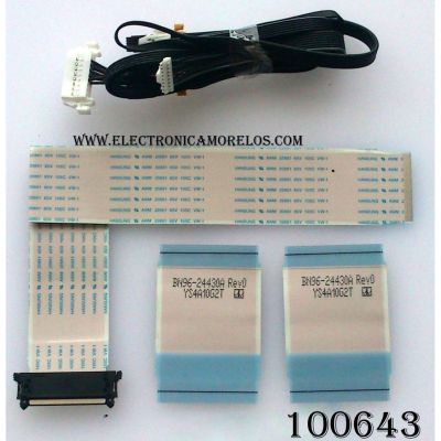 KIT DE CABLES PARA TV / SAMSUNG BN96-24278E / MODELO UN32H5201AFXZA TS01	