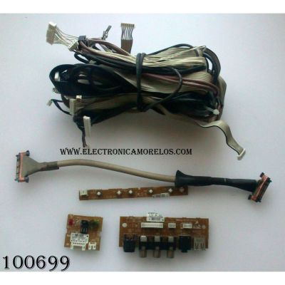 KIT DE CABLES PARA TV / PHILIPS 31391236219 / 31043136231 / 31391236229 / MODELO 52PFL7422D/37	