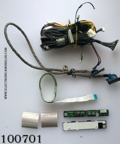 KIT DE CABLES PARA TV / TOSHIBA PE0623A-2 / MODELO 52RV535V	