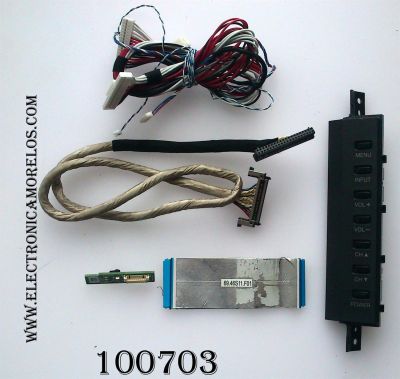 KIT DE CABLES PARA TV / INSIGNIA 48.64S03.K03 / S645HF53 V1 / E239218 / 48.50S01.W02 / MODELO NS-46D400NA14	