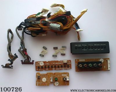 KIT DE CABLES PARA TV / MITSUBISHI 934D0080 01 / 211A95001 / 934C2930 01 / 934D0130 01 / 934D0090 01 . 02 / MODELO LT-52148	