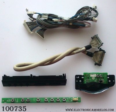 KIT DE CABLES PARA TV / LG AGF73983602-B9 / EAX60830601 (0) / AGF73983704 / MODELO 42LH260H-UA.AUSVLJR	