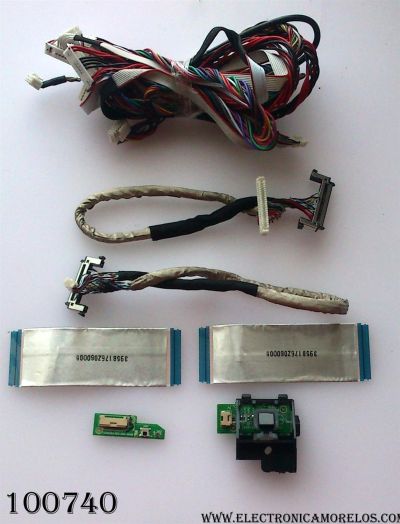 KIT DE CABLES PARA TV / VIZIO 715G6593-R01-000-004M / 715G6284-K01-000-004F / MODELO M422I-B1	
