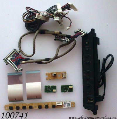 KIT DE CABLES PARA TV / JVC SFN-7011A-H7 / LCB90793-001A / SFN-8022A / LCA90865-01A / MODELO LT42P510	