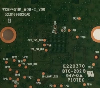 MODULO WIFI HISENSE  / 323K698020AD / WCBN4511P_WOB / E220370 / BTC-202  B / MODELO 65H9D PLUS - Imagen 2
