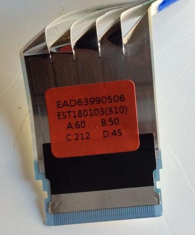 KIT DE CABLES PARA TV LG / EAD63990506 / EST180103(310) / MODELO 49LV570H-UA - Imagen 2